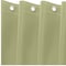 Homeroots 72" Moss Green Vinyl Shower Curtain Liner 548982 - alternate 5