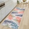 World Rug Gallery Floral Leaves Anti Fatigue Standing Kitchen Mat 18 ft x 47 ft Multi WR20MULTI18X47 - alternate 1