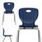 Correll Stacking Student Chair, 14in, Light Texture Seat, Chrome Legs, Navy, 4PK CSCHR14-45-4PK - alternate 10
