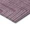 Homeroots 8' Eggplant And Ivory Round Geometric Washable Indoor Outdoor Area Rug 600812 - alternate 7