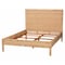 Bali & Pari Kalimantan Natural Rattan Bed - Coastal Boho Style Bed Frame with Woven Detailing, Queen 266-14506-ZORO - alternate 7