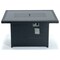 Leisuremod Mace Wicker Patio Modern Propane Fire Pit Table, Black CFW44G-BL - alternate 9