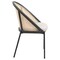 Leisuremod Urbane Collection Modern Dining Chair With Wicker back in Toupe UC21WTP - alternate 8