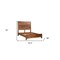 Homeroots Three Piece Brown Solid Wood Bedroom Set 569386 - alternate 10