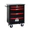 Wrightmaster 22 in. W x 13.6 in. D 4-Drawer Metal Roller Cabinet Tool Chest in Black ZR-245246 - alternate 9