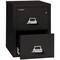 Fireking 12-3/16" W 2 Drawer Fire-Resistant Vertical File Cabinet, Black, Letter 2-1825-CBL - alternate 3