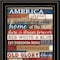 Homeroots America Proud Black Framed Print Wall Art 407756 - alternate 5