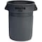 Rubbermaid Commercial Executive Series 32 gal Round Heavy Duty Plastic Can, Black, None, Plastic, Not Applicable 1867531 - alternate 1