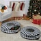 Simplify Set of Two Buffalo Plaid 30" Wreath Bags in Black and White 9024-BP - alternate 1