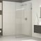 Fab Glass And Mirror Fixed Shower Screen for Bathroom | Brushed Nickel Finish | Water Repellent | 3/8in Tempered Glas MSD1-24-72BN - alternate 8