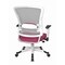 Space Seating Pulsar White Frame Managers Chair, Pink 317W-W1C1F2W-261 - alternate 6