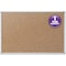 Quartet Bulletin Board, Cork, Aluminum Frame 85360 - alternate 1