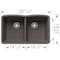 Blanco Diamond Equal Double Bowl, Volcano Gray 443105 - alternate 3