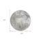 Homeroots 8' Beige Tan And Gray Round Abstract Washable Indoor Outdoor Area Rug 577753 - alternate 7