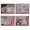 Teng Tools 1295 Piece PRO35 53 Inch Wide Red Monster Mega Master Hand Tool Kit - TKS53R1295T - alternate 5