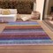 Homeroots 3' X 5' Lavender Blush And Blue Striped Washable Indoor Outdoor Area Rug 614809 - alternate 9