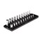 Tekton 1/4 Inch Drive 6-Point Socket Set with Rails and Tray, 22-Piece 5/32-9/16 in. SHD90210 - alternate 1