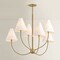 Troy Lighting Evermore 6 Light Chandelier in Patina Brass Finish F1941-PBR - alternate 7