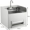 Amgood 18-1/4 in. x 17-5/8 in. x 16 in. Wall-Mount Hand Sink with 4 in. Backsplash AMG SINK HS-SPHS-1410-Z - alternate 6