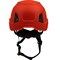 Pip Hard Hat Cover, Red, Polycarbonate 280-HP1491SHV-15 - alternate 5