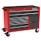 Proto 550 Series Rolling Tool Cabinet, 8 Drawer, Red/Gray, Steel, 50 in W x 25-1/4 in D x 41 in H J555041B-8SG-1S - alternate 1