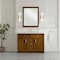 James Martin Vanities Bellshire 48" Single Vanity, Honey Oak w/ 3 CM Siberian Silestone Top 660-V48-HNO-3SFR - alternate 10