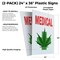 Signmission Medical Cannabis Dispensary, Plastic Signs Only 24 Inch x 36 Inch, Corrugated Plastic, 2PK CSB-2436-2PACK-MedicalCannabisDispensary - alternate 2