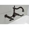 Kingston Brass Two-Handle Wall Mount Bridge Kitchen Faucet, Oil Rubbed Bronze KS1265AL - alternate 4