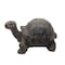 Homeroots 11in Dark Brown Tortoise Indoor Outdoor Statue 473205 - alternate 4