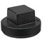 Nibco 4 in. ABS DWV MPT Cleanout Plug C5818HD4 - alternate 3