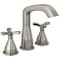 Delta Stryke Two Handle Widespread Bathroom Faucet, 5.88 in, Lumicoat Stainless 357766-SS-PR-MPU-DST - alternate 1