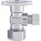 Plumb Pak 5/8'' Coarse Thread Inlet by 3/8'' OD out Quarter Turn Angle Valve P2659PCLF - alternate 1