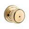 Kwikset Hancock Polished Brass Privacy Bed/Bath Door Knob 730H 3 6AL RCS - alternate 8