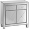 Homeroots Glamorous Mirrored Bling Two Door Storage Accent Cabinet 401709 - alternate 5