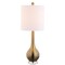 Jonathan Y Dylan 25" Metal/Crystal Teardrop LED Table Lamp, Brass JYL5010A - alternate 1