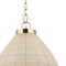 Homeroots Brown Single Metal Dimmable Ceiling Light With Brown Shades 611626 - alternate 4