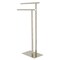 Kingston Brass 32-7/16" Freestanding Pedestal 2-Tier L-Shape Towel Rack, Polished Nickel SCC6036 - alternate 1