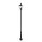 Z-Lite Raphael Sand Black 3 Light Outdoor Post Mounted Fixture 5029PHBR-518P-BK - alternate 7