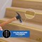 M-D Building Products Building Products 1-1/8'' X 1-1/8'' X 72'' Satin Brass Aluminum Stair Edging w/ Screw Nails 79103 - alternate 5