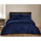 Homeroots Navy Blue Queen Polyester 180 Thread Count Washable Down Comforter Set 528947 - alternate 1