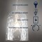 Jonathan Y Matilda 10" 1-Light Industrial Designer Iron/Dimple Glass Dome LED Pendant, Nickel/Clear JYL7595A - alternate 10