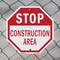 Signmission Stop Construction Area, 10 Inch X 10 Inch, Plastic Sign OC-P-10-43 - alternate 6