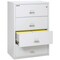 Fireking 4 Drawer, 1 Hr Fire & Impact Rated, 38" Wide Lateral Arctic White 4-3822-CAW - alternate 4