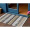 Homeroots 3' X 5' Gray Brown And Beige Striped Washable Indoor Outdoor Area Rug 598352 - alternate 1