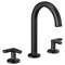 Brizo Kintsu Widespread Lavatory Faucet with Arc Spout, Less Handles Matte Black 65306LF-BLLHP - alternate 6