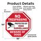 Signmission No Trespassing Protected by Video S, 10 inch X 10 inch, Plastic Sign, 2PK OC-P-2PACK-10-100 - alternate 6
