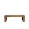 Homeroots 58" Natural Distressed Solid Wood Dining Bench 524065 - alternate 14