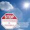 Signmission Stop For Pedestrian in Crosswalk, 10 Inch X 10 Inch, Plastic Sign OC-P-10-120 - alternate 7