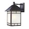 Homeroots XL Antique Bronze Frosted Glass Lantern Wall Light 398642 - alternate 1