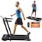 Runmaster 2-in-1 Folding Treadmill, 2.5HP, Portable, Foldable Handle, Walking Pad, Black RMTRD50 - alternate 1